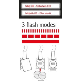 SMYCZ Z PASKIEM LED DŁ 120CM CZERWONY