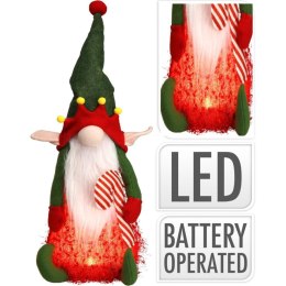 FIGURKA DEKORACYJNA PLUSZOWA ELF LED 51CM