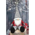 MIKOŁAJ DEKORACYJNY LAZY SANTA 45+20CM