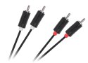 Kabel 2RCA-2RCA 1,8m Cabletech standard