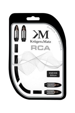 Kabel 2RCA-2RCA 3.0m Kruger&Matz