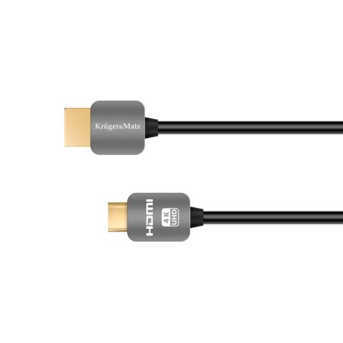 Kabel HDMI - mini HDMI wtyk-wtyk (A-C) 1.8m Kruger&Matz