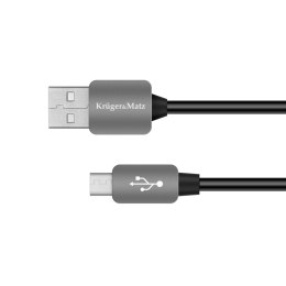 Kabel USB - micro USB wtyk-wtyk 0.2m Kruger&Matz