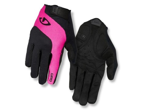 Rękawiczki damskie GIRO TESSA GEL LF długi palec black bright pink roz. M (obwód dłoni 170-189 mm / dł. dłoni 170-184 mm) (NEW).