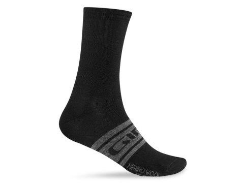 Skarpety GIRO SEASONAL MERINO WOOL black charcoal roz. L (43-45) (NEW)