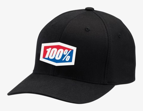 Czapka z daszkiem 100% OFFICIAL X-Fit flexfit hat black roz. S/M (WYPRZEDAŻ -50%)