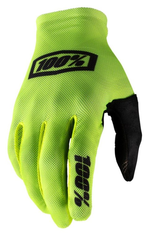 Rękawiczki 100% CELIUM Glove fluo yellow black roz. L (długość dłoni 193-200 mm) (WYPRZEDAŻ -50%)