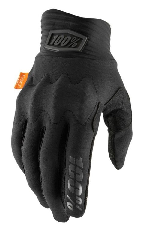 Rękawiczki 100% COGNITO Glove black charcoal roz. XL (długość dłoni 200-209 mm) (WYPRZEDAŻ -50%)