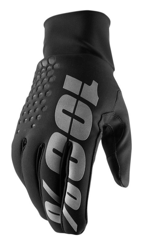 Rękawiczki 100% HYDROMATIC BRISKER Gloves black roz. M (długość dłoni 187-193 mm) (WYPRZEDAŻ -50%)