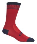 Skarpety GIRO COMP HIGH RISE dark red lines roz. XL (46-48) (DWZ)