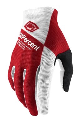 Rękawiczki 100% CELIUM Glove cherry silver roz. L (długość dłoni 193-200 mm) (WYPRZEDAŻ -50%)