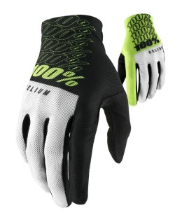 Rękawiczki 100% CELIUM Glove fluo yellow roz. XXL (długość dłoni 209-216 mm) (WYPRZEDAŻ -50%)