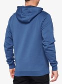 Bluza męska 100% BURST Hooded Pullover Sweatshirt Federal Blue roz. XL (WYPRZEDAŻ -50%)