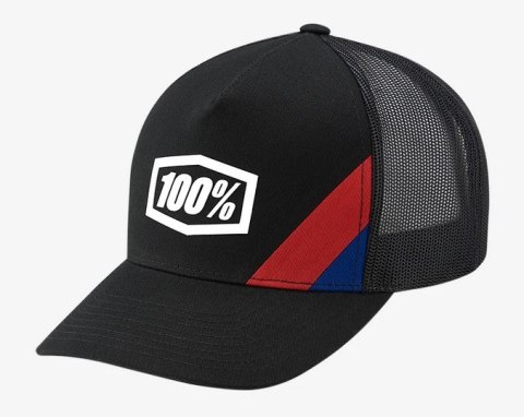 Czapka z daszkiem 100% CORNERSTONE X-Fit Snapback Hat Black (WYPRZEDAŻ -50%)