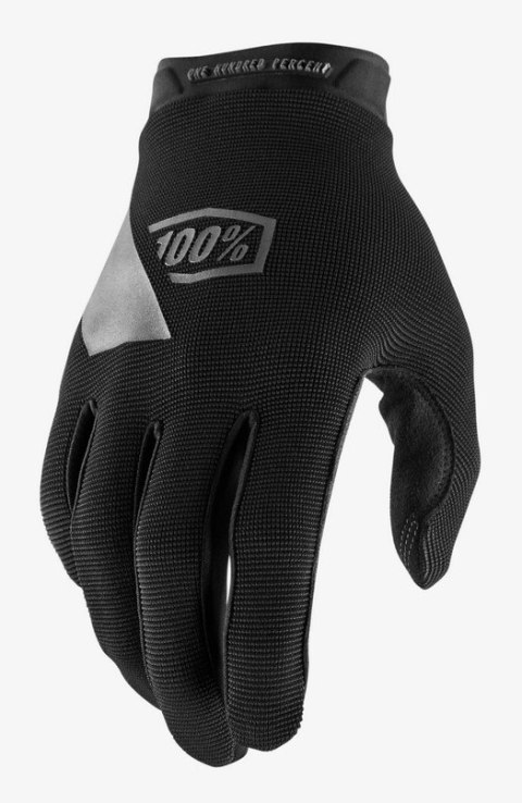 Rękawiczki 100% RIDECAMP Youth Glove black roz. M (długość dłoni 149-159 mm) (WYPRZEDAŻ -50%)