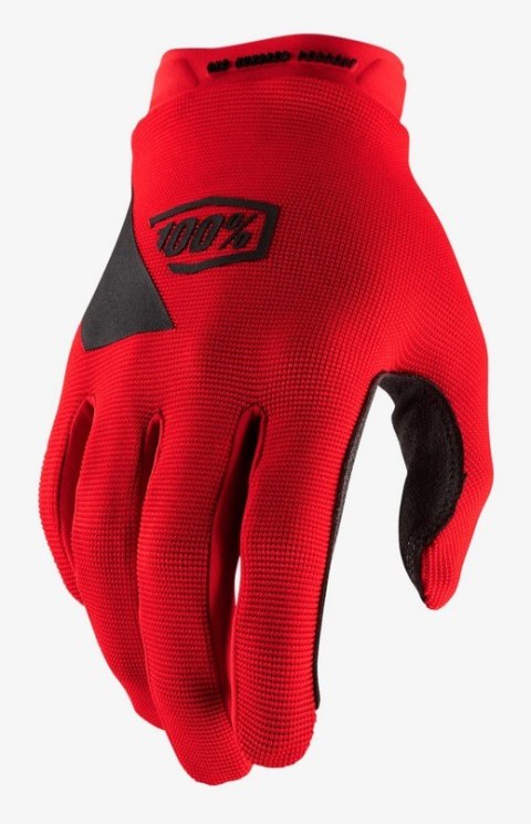 Rękawiczki 100% RIDECAMP Youth Glove red roz. L (długość dłoni 159-171 mm) (WYPRZEDAŻ -50%)