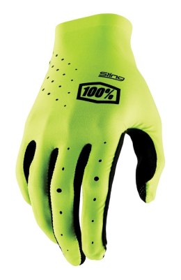 Rękawiczki 100% SLING MX Gloves Fluo Yellow roz. L (długość dłoni 193-200 mm) (WYPRZEDAŻ -50%)