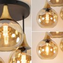 Lampa sufitowa 3xE27 CALLISTO BLACK/GOLD