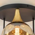 Lampa sufitowa 3xE27 CALLISTO BLACK/GOLD