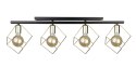 Lampa sufitowa 4xE27 ARNICA BLACK/GOLD