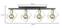 Lampa sufitowa 4xE27 ARNICA BLACK/GOLD