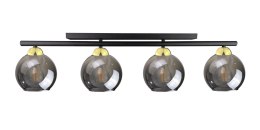 Lampa sufitowa 4xE27 MINOR BLACK/GOLD