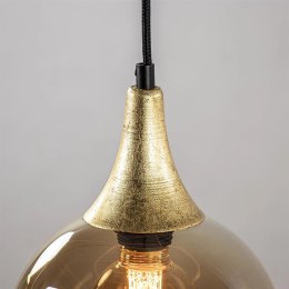 Lampa wisząca 1xE27 CALLISTO BLACK/GOLD