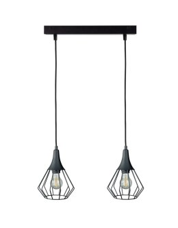 Lampa wisząca 2xE27 SELENE BLACK