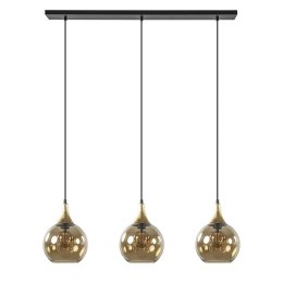 Lampa wisząca 3xE27 CALLISTO BLACK/GOLD