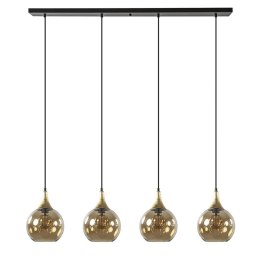 Lampa wisząca 4xE27 CALLISTO BLACK/GOLD