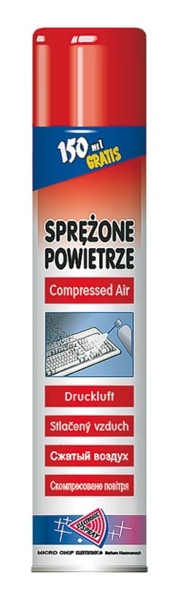 Sprężone powietrze 800ml.-palne MICROCHIP ART.016