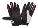 Rękawiczki 100% GEOMATIC Gloves Grey/Racer Red - XL (długość dłoni 200-209 mm) (WYPRZEDAŻ -50%)