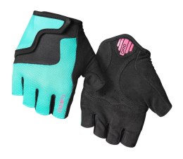 Rękawiczki juniorskie GIRO BRAVO JR krótki palec screaming teal neon pink roz. L (obwód dłoni od 162 mm / dł. dłoni od 165 mm) (