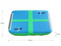 AirBlock Mata Gimnastyczna Trampolina MASTER 60 x 100 x 20 cm Blue Green