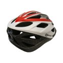 Kask Rowerowy MASTER Force M Czerwono-Biały