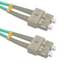 Qoltec Patchcord światłowodowy SC/UPC - SC/UPC | Multimode | 50/125 | OM4 | Duplex | 5m