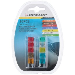 Dunlop - Bezpieczniki samochodowe 10 szt.