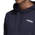 Bluza męska adidas Essentials 3 Stripes Pullover French Terry granatowa DU0499