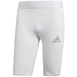 Podspodenki męskie adidas Alphaskin Sport Short Tight białe CW9457