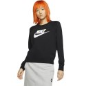 Bluza damska Nike Essentials Crew FLC HBR czarna BV4112 010