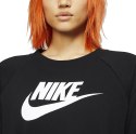 Bluza damska Nike Essentials Crew FLC HBR czarna BV4112 010