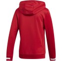 Bluza damska adidas Team 19 Hoody Women czerwona DX7338