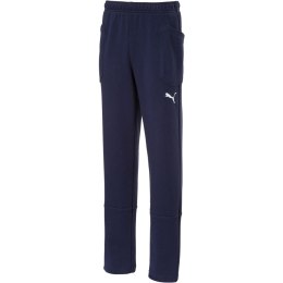 Spodnie dla dzieci Puma Liga Casuals Pants JUNIOR granatowe 655635 06