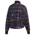 Bluza damska adidas W Ur Halfzip czarno-niebiesko-pomarańczowa FT9731