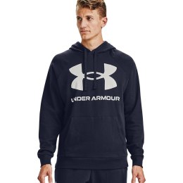 Bluza męska Under Armour Rival Fleece Big Logo HD granatowa 1357093 410