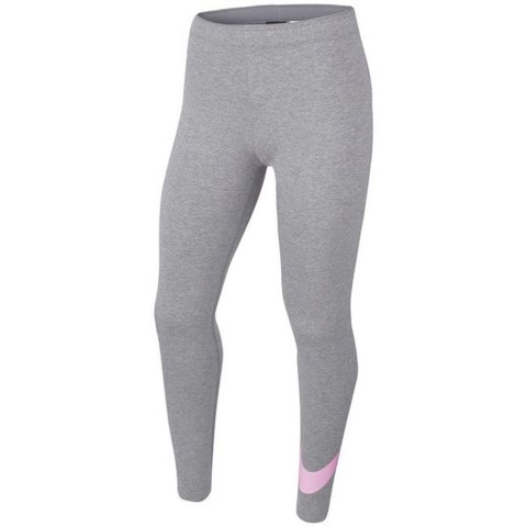 Legginsy dla dzieci Nike G NSW Favotites SWSH Tight szare AR4076 094