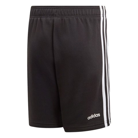 Spodenki dla dzieci adidas Essentials 3 Stripes Knit Short czarne DV1796