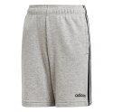 Spodenki dla dzieci adidas Essentials 3 Stripes Knit Short szare DV1797