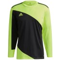 Bluza bramkarska męska adidas Squadra 21 Goalkeeper Jersey czarno-limonkowa GN5795