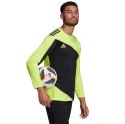 Bluza bramkarska męska adidas Squadra 21 Goalkeeper Jersey czarno-limonkowa GN5795